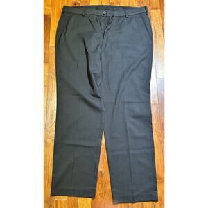 Men's Van Heussen Straight 36x30 Dark Gray Dress Pant